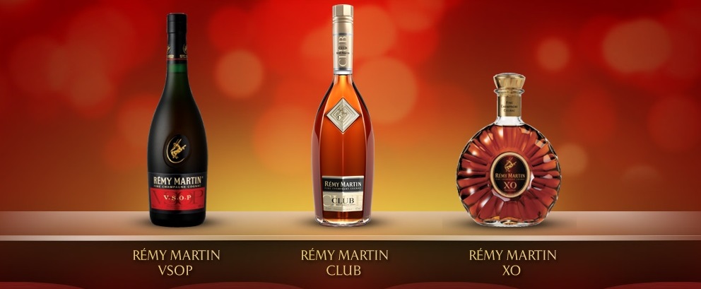 remy martin bottles