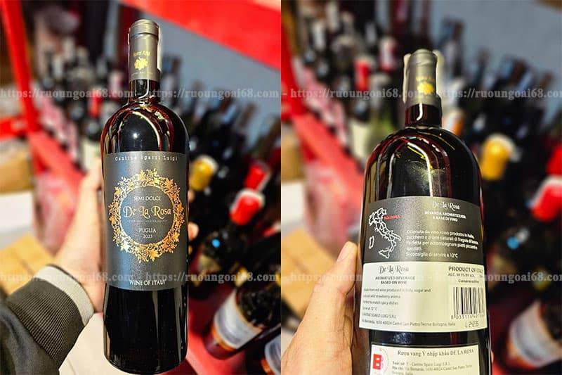 Rượu Vang Ngọt De La Rosa Puglia 2 Rượu Vang Ngọt De La Rosa Puglia