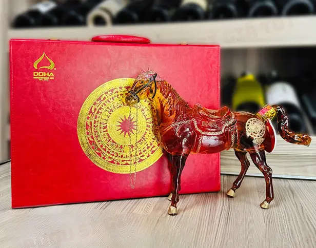 Rượu Ngựa Thủy Tinh ROYAL RICH XO Gold 23K 1 Rượu Ngựa Thủy Tinh ROYAL RICH XO Gold 23K