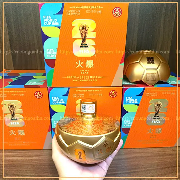 Rượu Ngũ Lương Dịch 500ml Bản FIFA World Cup 2026 2 Rượu Ngũ Lương Dịch 500ml quả bóng fifa