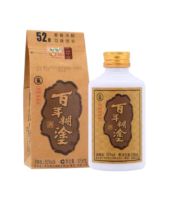 Rượu Bách Niên Hồ Đồ Nhãn Đỏ 52 Độ 125ml – Thùng 24 Chai