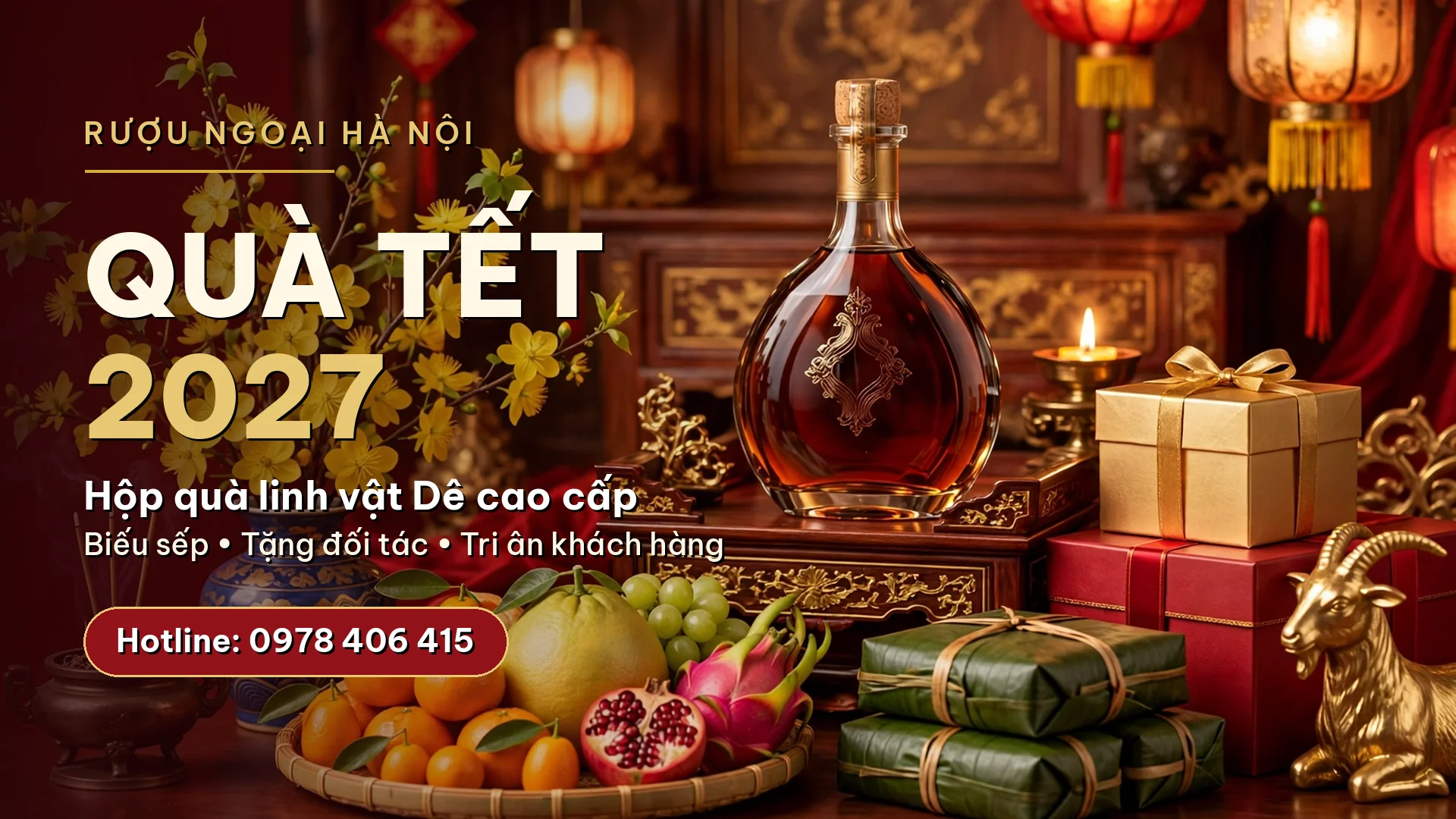 Banner Quà Tết 2027 - Rượu Ngoại Hà