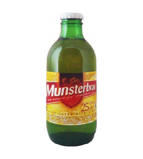 Chai bia Đức Munsterbrau 4,2% dung tích 250ml