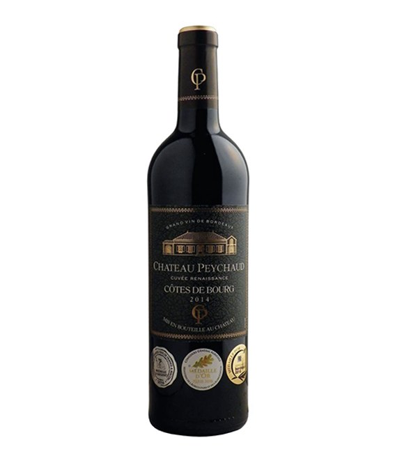 Chai rượu vang Pháp Chateau Peychaud