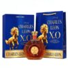 Rượu Charles Leon XO hộp quà xanh ngựa vàng