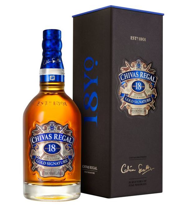Chai rượu Chivas 18 năm nhập khẩu chính hãng