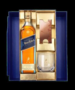 Hộp Quà Tết Johnnie Walker Blue Label Kèm Ly Và Ice Stamp