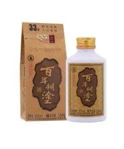 Rượu Bách Niên Hồ Đồ nhãn nâu 33 độ 125ml