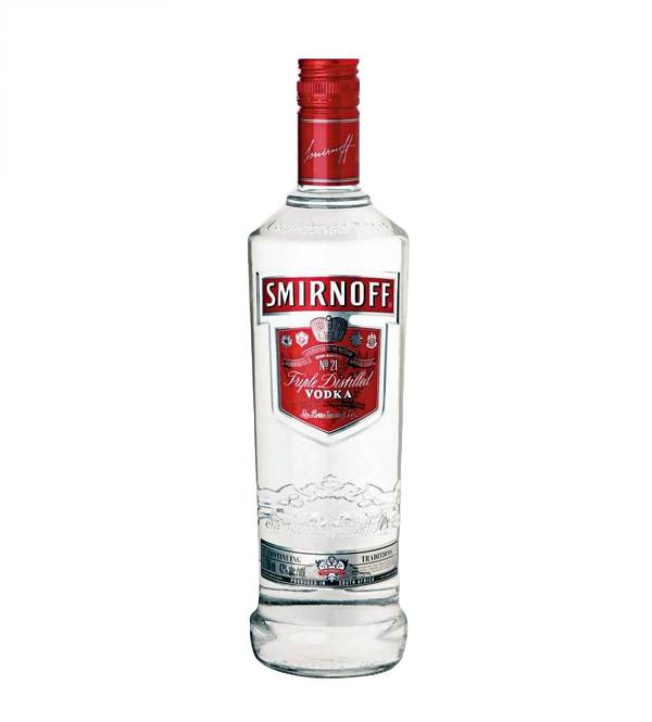 Chai rượu Smirnoff Vodka Red chính hãng