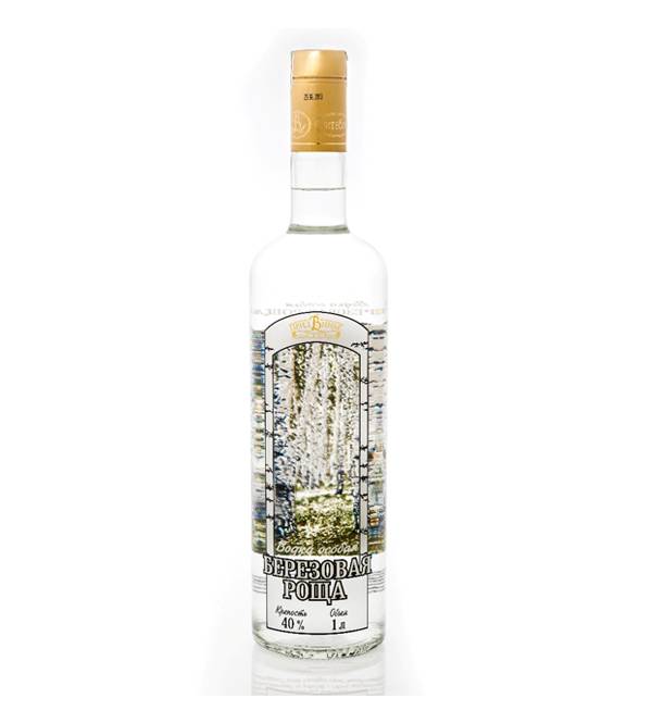 Chai Vodka Bạch Dương dung tích 1L
