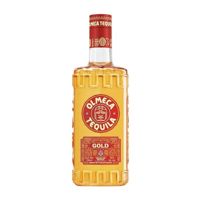 Chai Tequila Olmeca Gold thiết kế ấn tượng