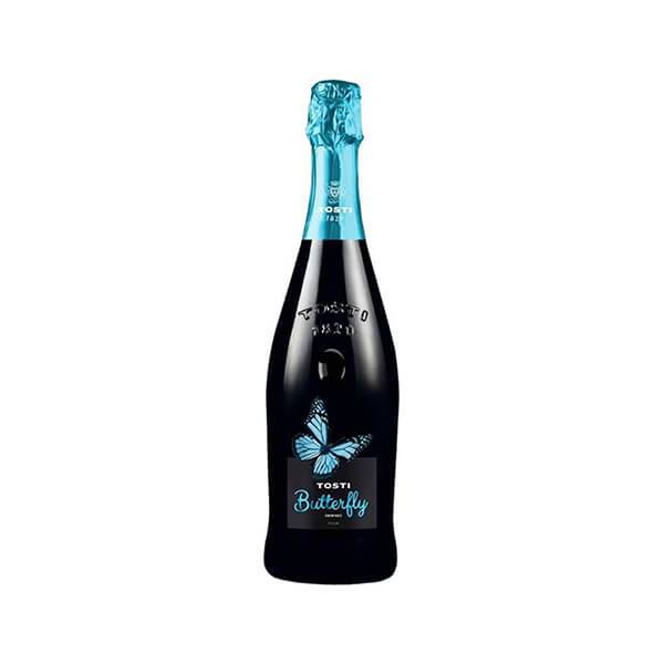Vang Khai Vị Là Gì? Cách Chọn Rượu Khai Vị Đúng Chuẩn Cho Tiệc Tết 6 Chai sparkling Tosti 1820 Butterfly Demi Sec của Ý