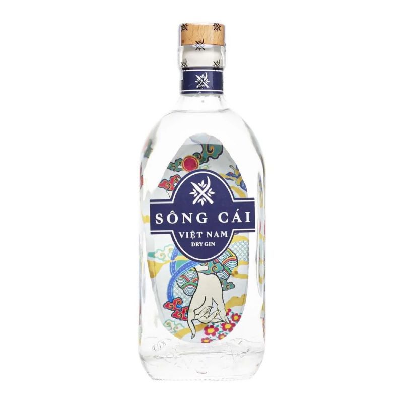 Chai gin Sông Cái Vietnam Dry Gin – gin thủ công Việt Nam