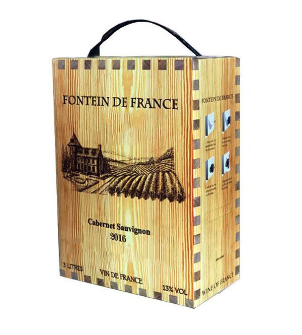 Vang bịch Fontein De France nhập khẩu Pháp